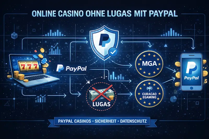 Online Casino ohne LUGAS mit PayPal: Was Spieler wirklich wissen müssen